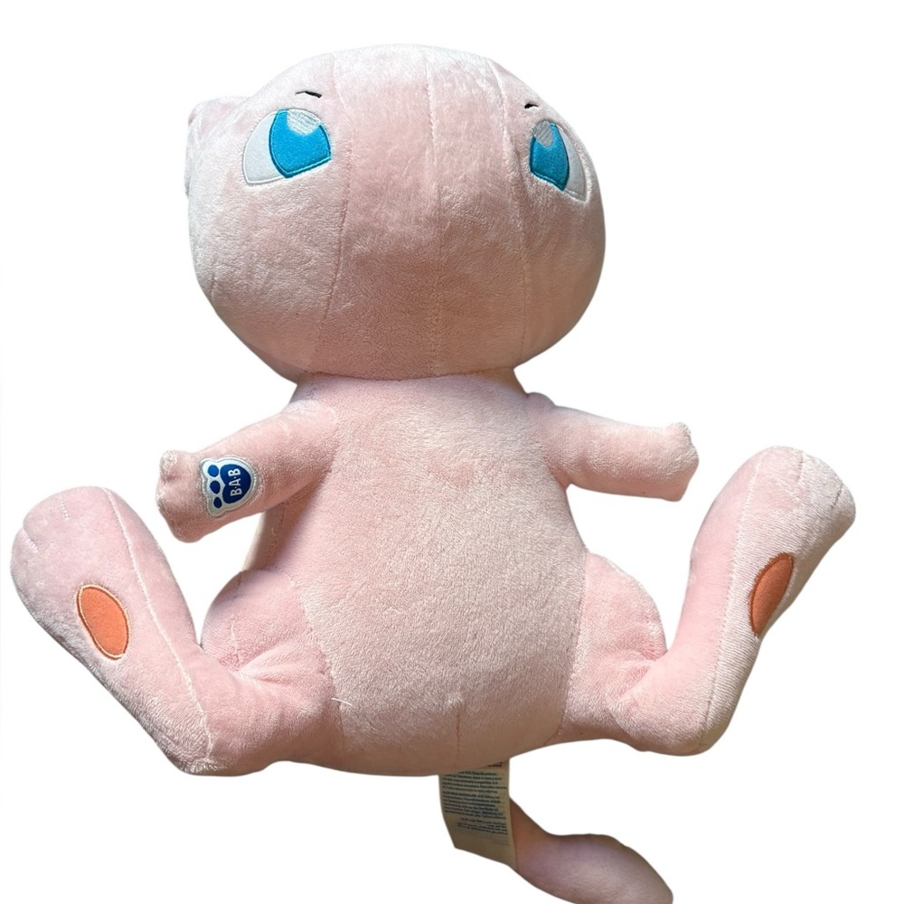 Build A‎ Bear Mew Pokemon Exclusive  14" Plush Retired BAB No Sound SMOKE FREE✅